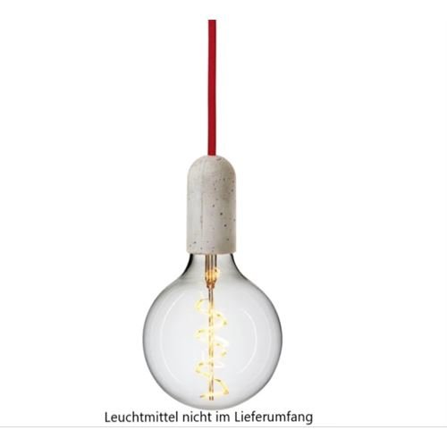 LED´sLight Pendel Betonlampenfassung E27 Baldachin 2m Kabel