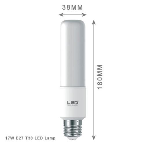 FLOS Leuchtmittel 18W Röhren-LED E27 2700K 1900Lm L=180 D=38 Dimb.