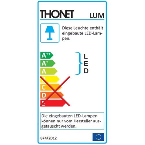 TECNOLUMEN Stehleuchte "LUM 125" by Thonet, LED 9W