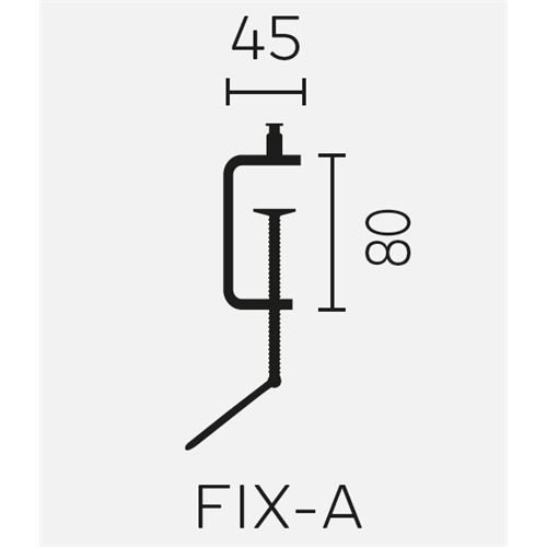 BELUX Tischklemme FIX-A für LIFTO / SCOPE max70mm