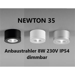 DLS Aufbaustrahler NEWTON 35 LED 8W 3000K 30°230V IP55