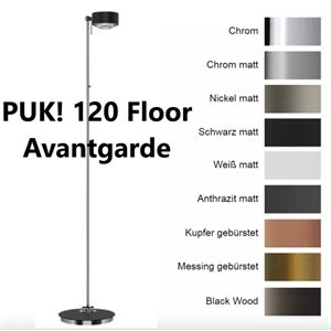 Top Light Puk!120 Floor 2x12W Avantgarde Body /Kopf Tastdim