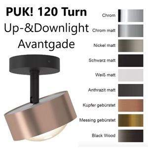 Top Light Puk! 120 Turn,up&downlight LED 2x10W 1662Lm 2700K